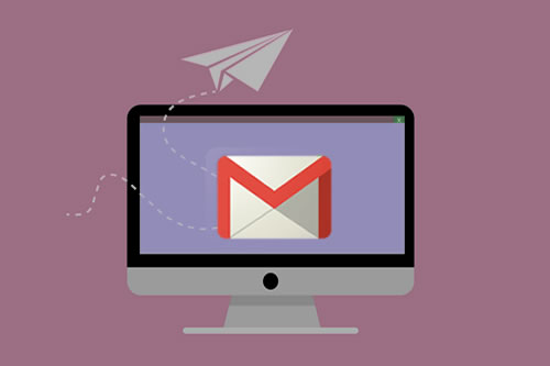 Ilustración de envío de correo desde Gmail