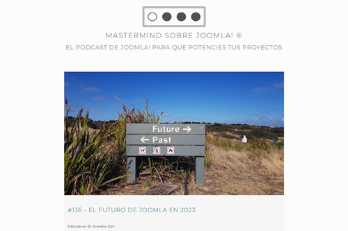 Portada de mastermind Joomla, el podcast sobre Joomla