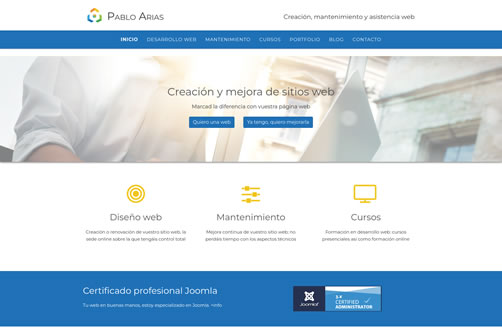 blog sobre Joomla de Pablo Arias